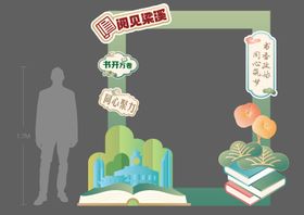 读书活动户外美陈