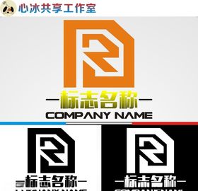 R字母logo