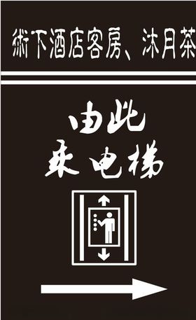 电梯指示牌
