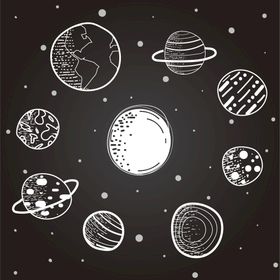 星球背景天体太阳系矮行银河系