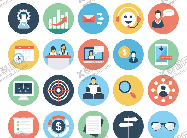 编号：57858309102119237970【酷图网】源文件下载-商务业务图标