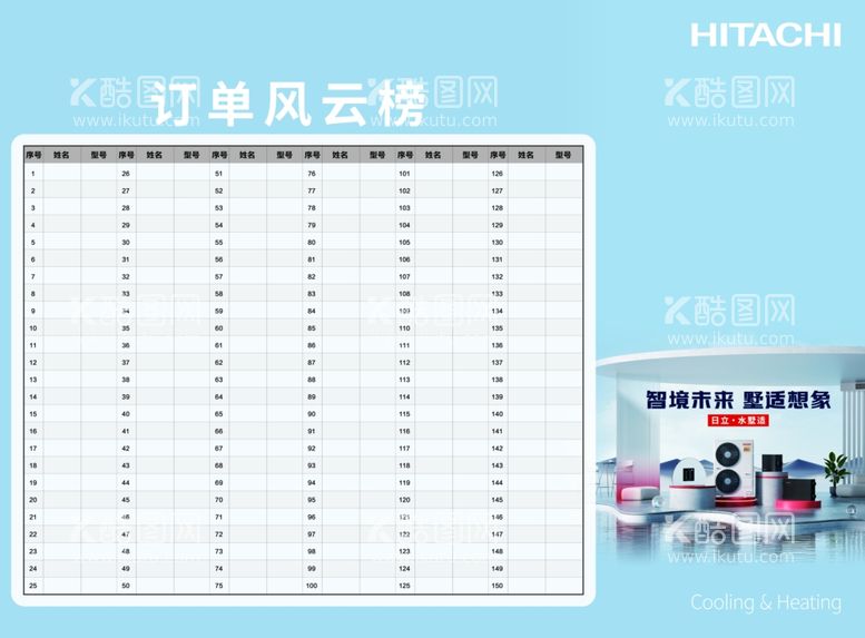 编号：59173512160143106054【酷图网】源文件下载-订单风云榜