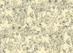 复古植物花纹背景图案