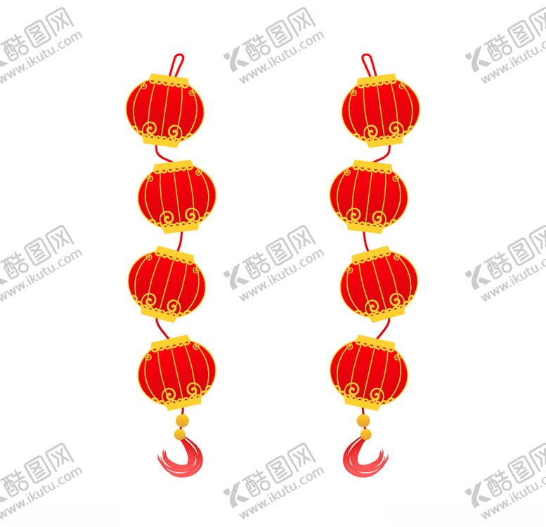 编号：63825507071751411522【酷图网】源文件下载-灯笼挂饰