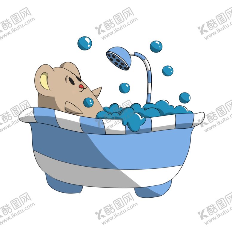 编号：32706010171107027067【酷图网】源文件下载-老鼠洗澡