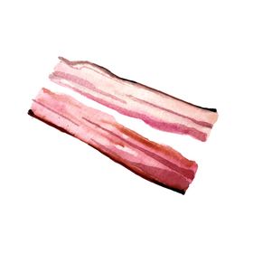 手绘腊肉
