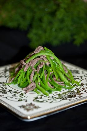小炒毛牛肉
