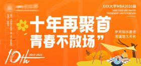 十周年同学聚会Banner