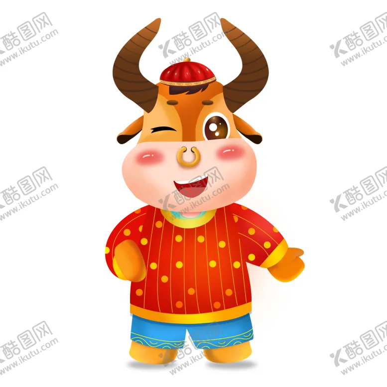 编号：52474804170301339559【酷图网】源文件下载-牛年形象