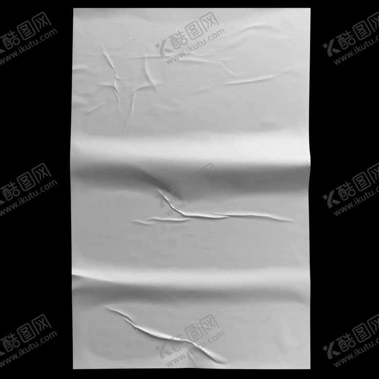 编号：78365702180656091608【酷图网】源文件下载-潮流复古褶皱肌理海报贴图样机