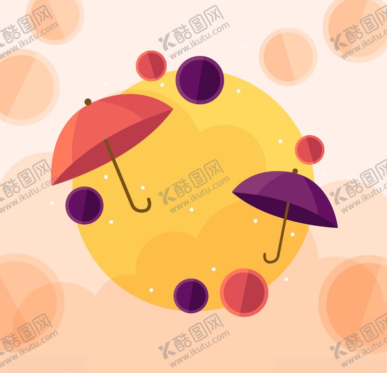 编号：11113910240537114289【酷图网】源文件下载-卡通伞