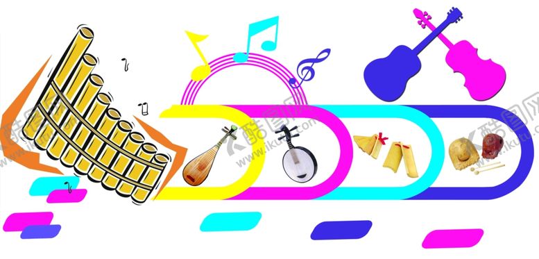 编号：69315709221636424639【酷图网】源文件下载-乐器造型墙