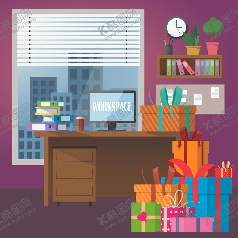 编号：73817509290858248813【酷图网】源文件下载-矢量办公室