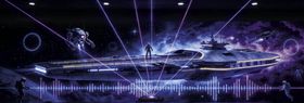 炫酷激光舞台表演场景