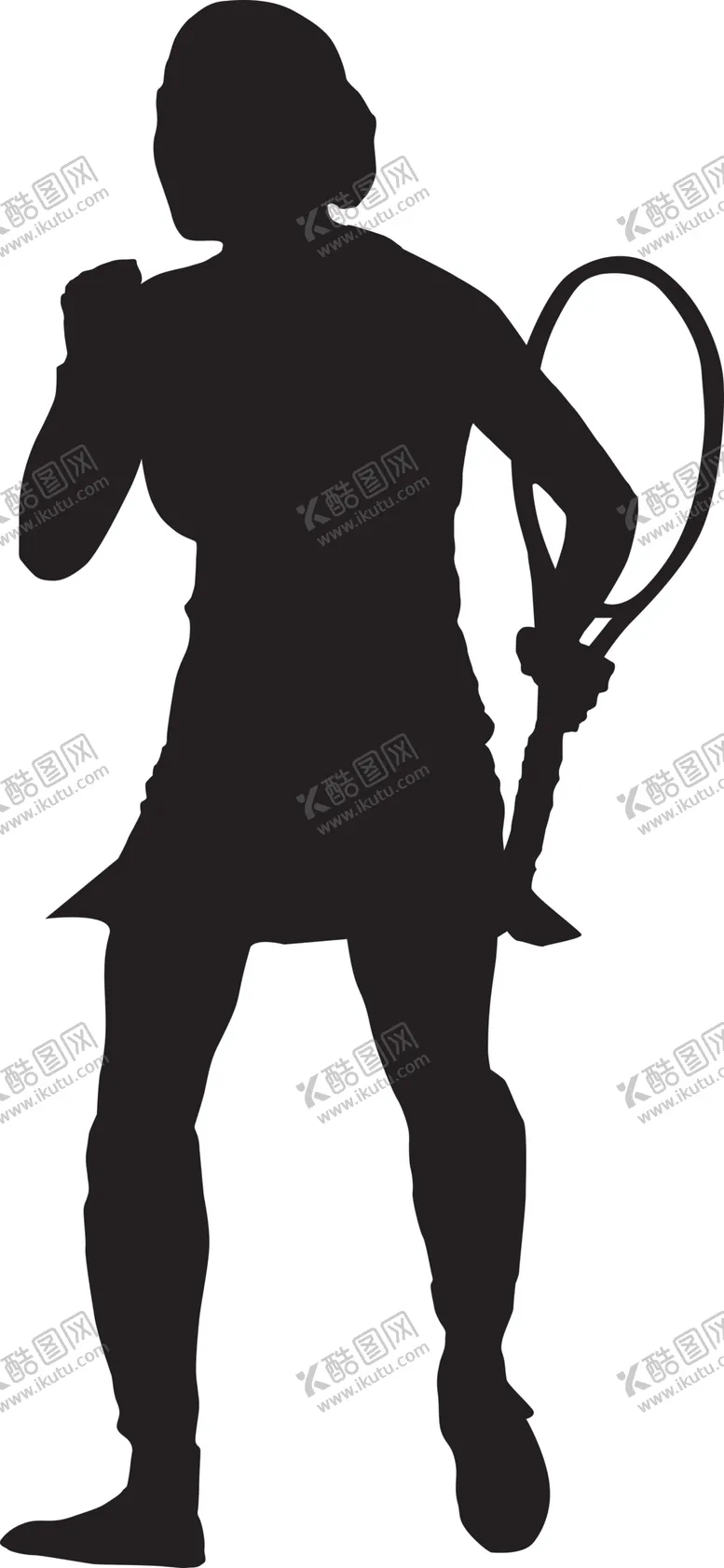 编号：66880903290555274949【酷图网】源文件下载-运动员剪影