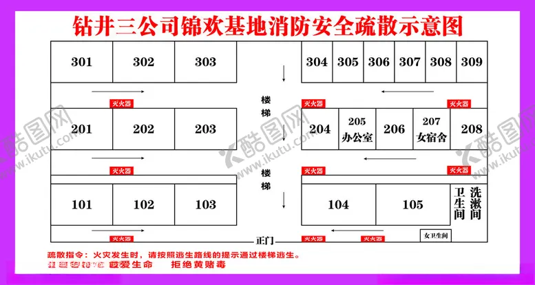 编号：51548902052216241234【酷图网】源文件下载-消防安全疏散图