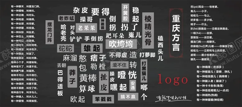 编号：10922502011556191863【酷图网】源文件下载-重庆方言