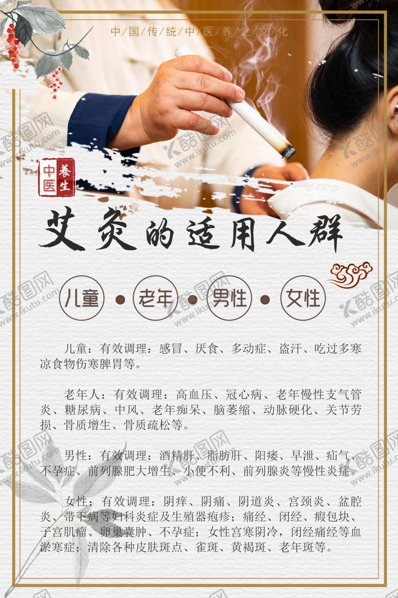 编号：66843910171128192884【酷图网】源文件下载-艾灸的适用人群