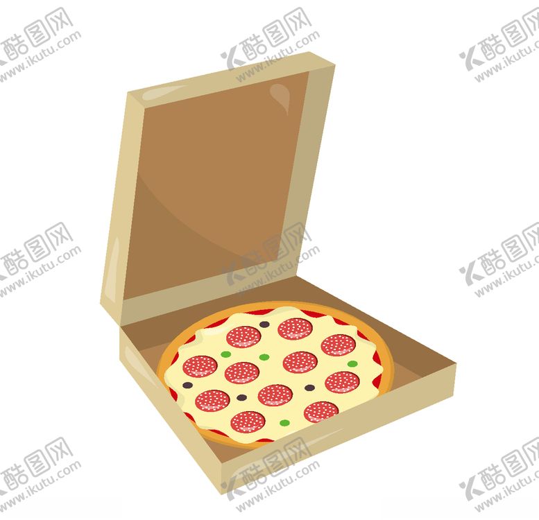 编号：71155007091938178136【酷图网】源文件下载-披萨手绘矢量卡通素材