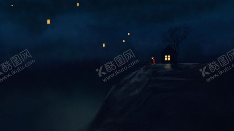 编号：31782105081608439717【酷图网】源文件下载-中元节剪纸中元节海报中元