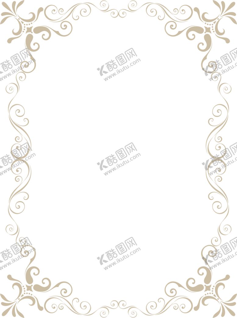 编号：63559305010404482119【酷图网】源文件下载-欧式边框