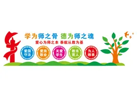校园文化墙楼梯少年强中国强阅读创
