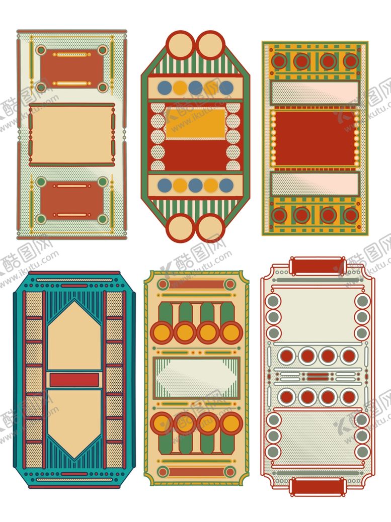 编号：35428009120421025150【酷图网】源文件下载-港式复古风格几何图案装饰店招