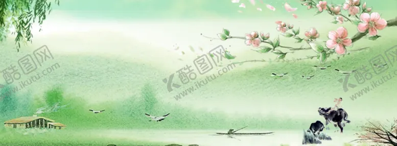 编号：28146901210757169827【酷图网】源文件下载-手绘桃花插画海报图片