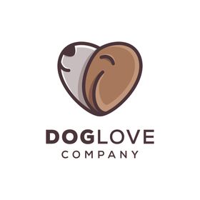 爱心标志企业logo型logo商设计