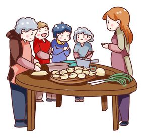 包饺子