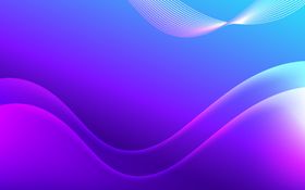 弦彩渐变背景波浪潮流装饰图案底图