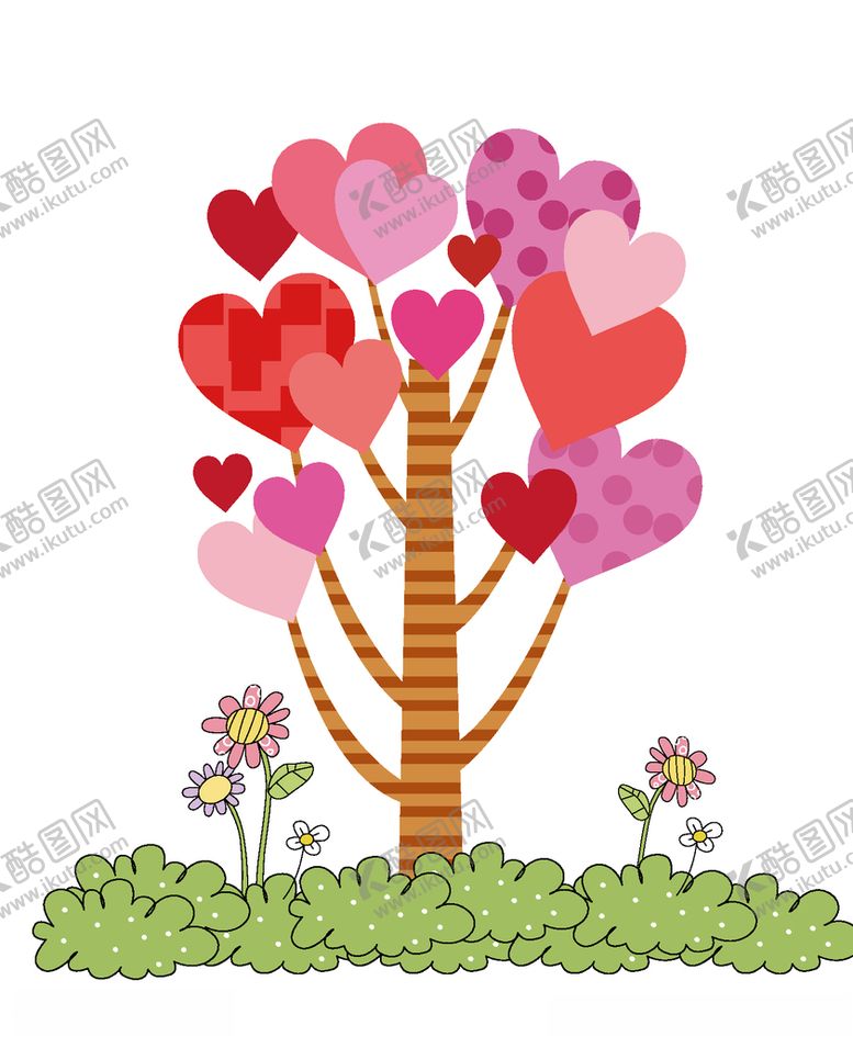 编号：18434509260734542108【酷图网】源文件下载-爱情树