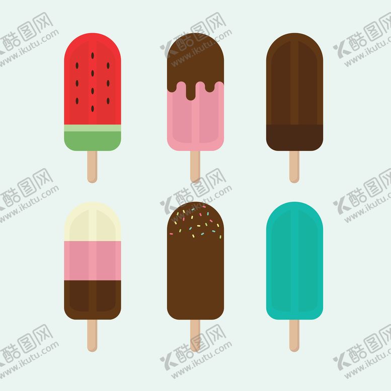 编号：81460309271502180973【酷图网】源文件下载-卡通雪糕