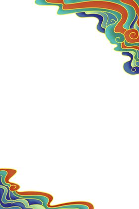 彩色祥云元素