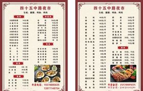 PVC菜牌