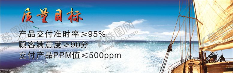 编号：80171009240332048179【酷图网】源文件下载-质量目标