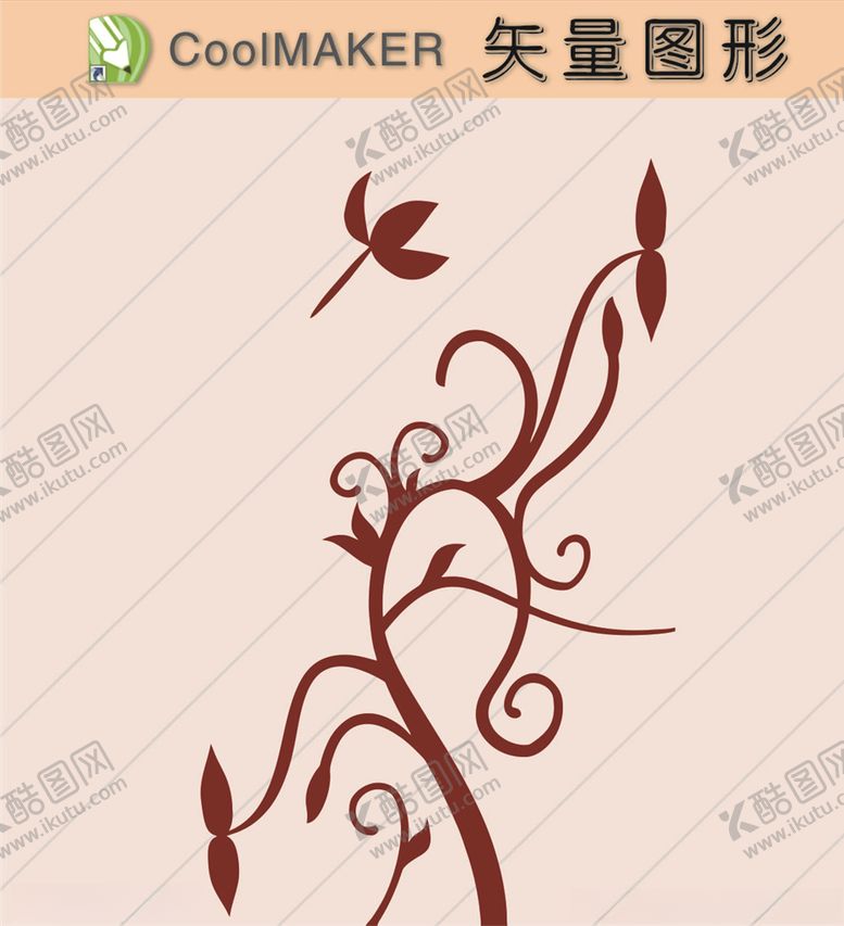 编号：99760810051314109864【酷图网】源文件下载-花草剪纸花草壁纸简洁手绘