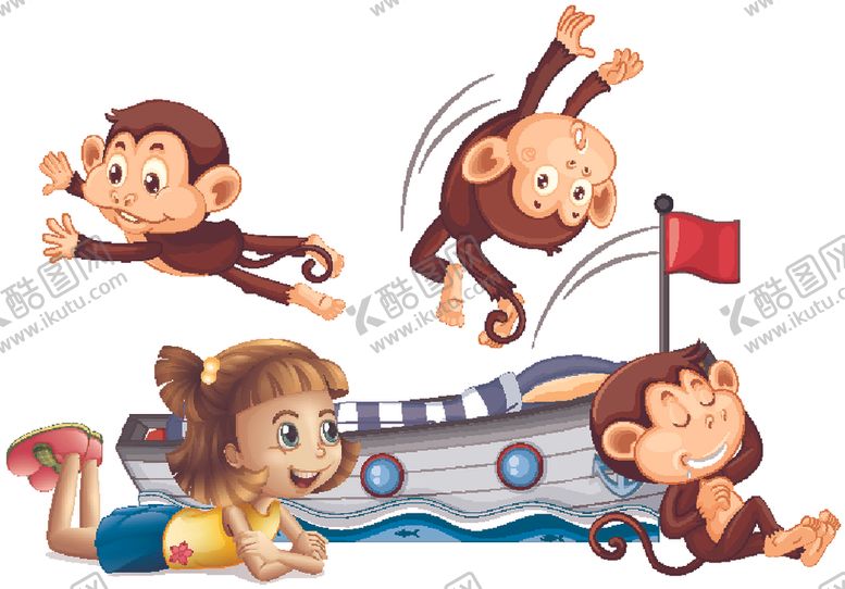 编号：95107409220505298090【酷图网】源文件下载-卡通儿童插画