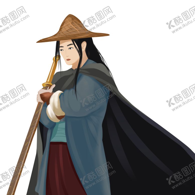 编号：62690705111514118093【酷图网】源文件下载-水墨武侠人物