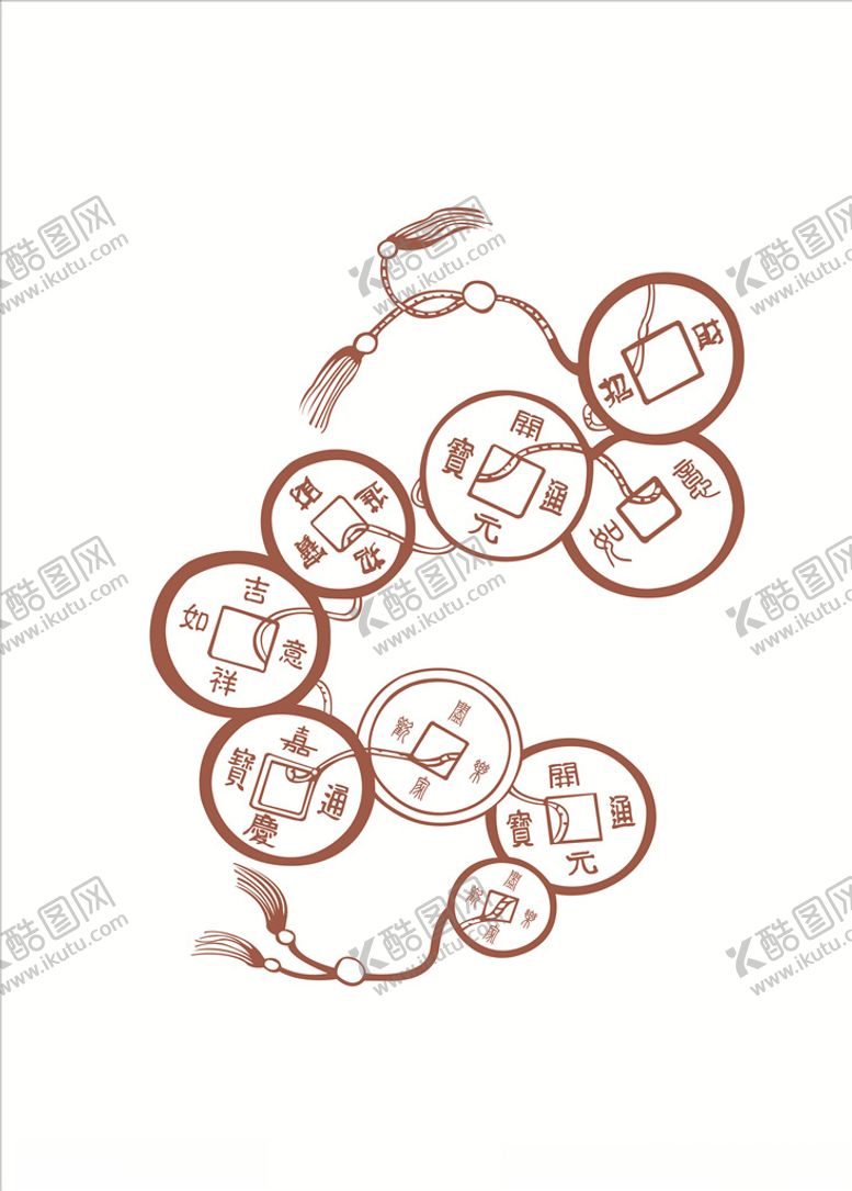 编号：94673209170708513838【酷图网】源文件下载-铜钱挂坠