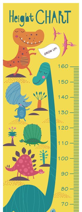 可爱恐龙卡通插画海报