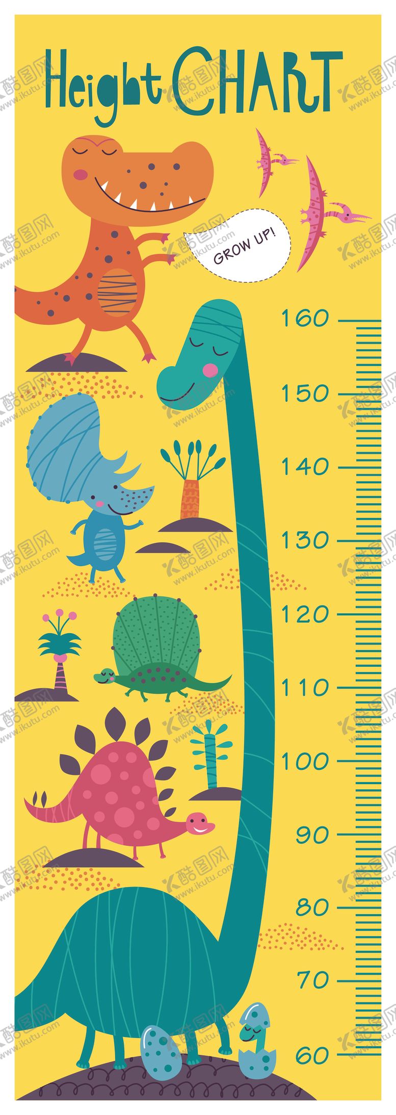 编号：72418711020248187572【酷图网】源文件下载-可爱恐龙卡通插画海报