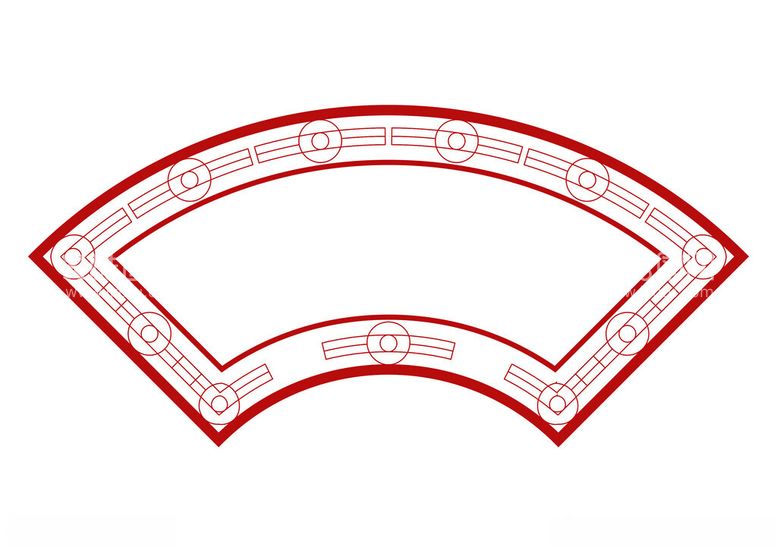 编号：59694012250503432165【酷图网】源文件下载-空白扇形标牌