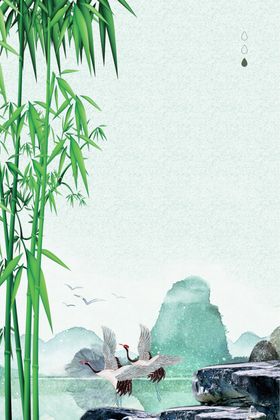 水墨竹子