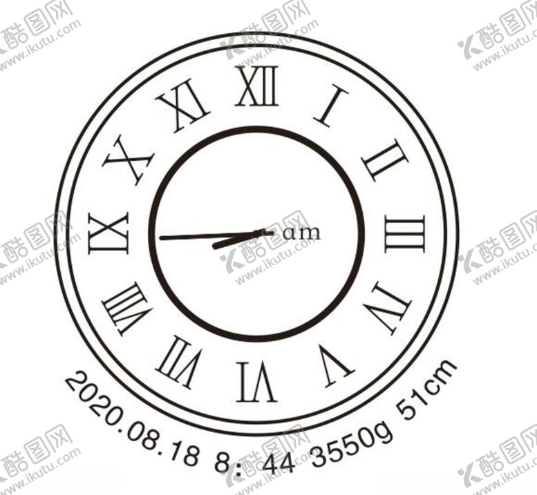 编号：48326507121756514906【酷图网】源文件下载-时钟雕刻表