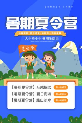 音乐夏令营宣传海报 