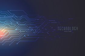 蓝色科技图片