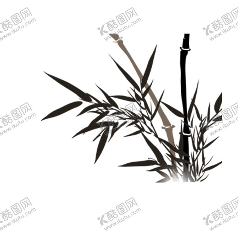 编号：52467306182212357778【酷图网】源文件下载-水墨竹子