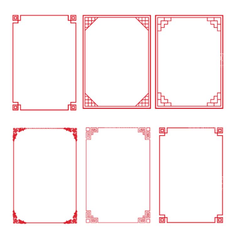编号：58239409180843555190【酷图网】源文件下载-中国风边框 