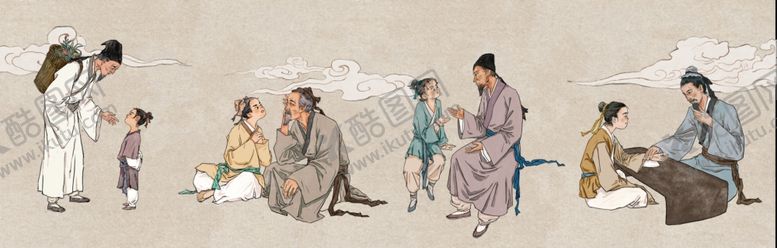 编号：98295909221811548621【酷图网】源文件下载-中医望闻问切插画